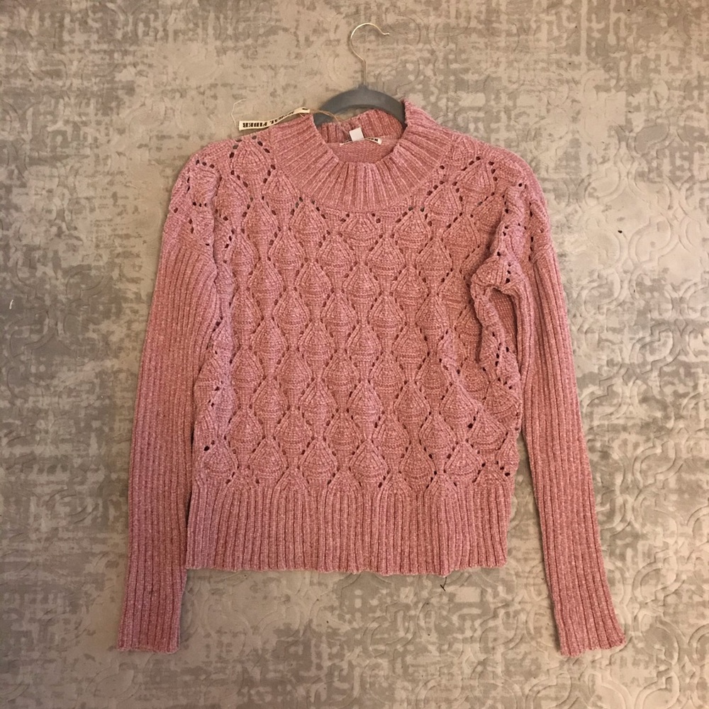 Moral fiber knitted sweater